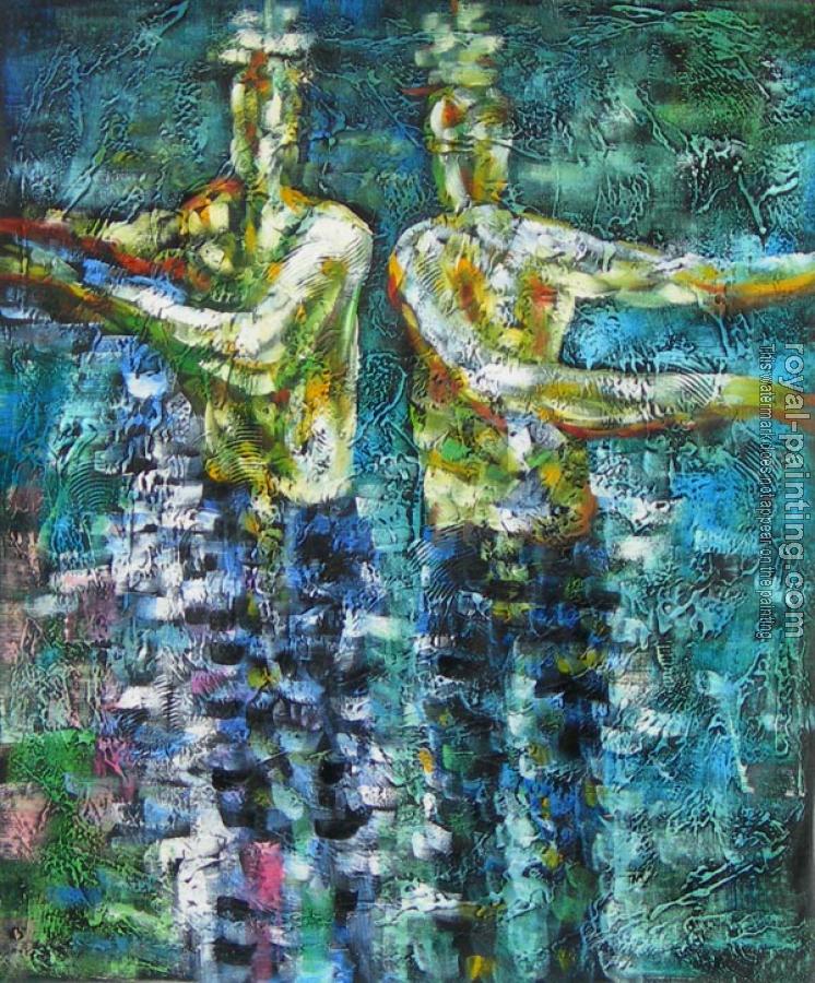 Hand Painted : Modern oil painting Hand Painted : Modern oil painting